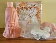 NIB Vintage Avon Gay Nineties Fashion Figurine Somewhere Cologne 3 OZ