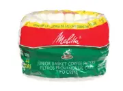 Melitta 62914 White Paper 4-6 Cups Basket Style Coffee Filters