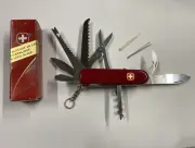 Wenger Swiss Army Knife-Outdoorsman- With Locking Blade-New, Old Stock