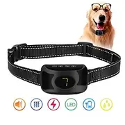 Anti Bark Collar Rechargeable Rainproof No Bark Training Collar Beep Vibration Shock Modes Anti Barking Collar Stop Pet Product