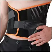 Universal Adjustable Breathable Lumbar Back Brace for Spine Alignment & Posture
