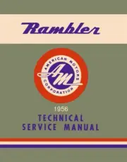 1956 AMC Rambler Service Shop Repair Manual Engine Drivetrain Electrical Book