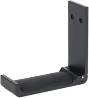 Foldable Headphone Stand Aluminum Alloy Hook with Strong Adhesive Tape (Black)