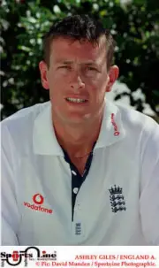 Ashley Giles England A Old Player Cricket Photo