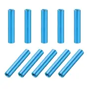 10 PC M3x25mm Round Aluminum Standoff Column Spacer Female Blue for DIY