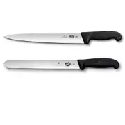 [Victorinox] Fibrox Slicing Knife 25cm (Black) - Pointed Tip