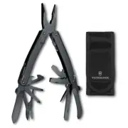 Victorinox Black Swiss Tool Spirit SPMXBS One Hand Opening Multi-Tool + Pouch 35