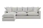 Brosa Palermo 3 Seater Modular Sofa with Left Chaise (Grey), Sofas, Furniture
