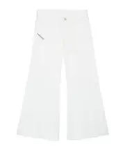 Diesel Kids Logo Patch Wide Leg Jeans 8Y,12,16Y,14Y,12Y,10Y White