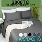 NEW Cooling 2000TC Bamboo Bed Sheet Sets All Size SIngle/Double/Queen/King 2022