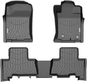 KIWI MASTER Car Floor Mat Fit for Landcruiser Prado 150 My 2013-Current - 3D TPE Anti-Slip Floor Mats Custom Fit Front & Rear Liner Waterproof, All Weather Protection