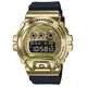 送禮首選★CASIO 卡西歐/G-SHOCK 重工業風金屬雙顯手錶/GM-6900G-9 附提袋【全館滿額折價★APP下單跨店最高22%點數回饋】