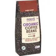 Macro Coffee Beans Peruvian Dark 1kg