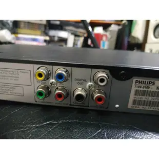 Philips 飛利浦 DVD 播放機 DVP3850K/96 USB 功能正常 附遙控器