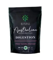 Herbal Wellbeing Australian Fava Bean Plant Protein Digestion Pink Vanilla- 375g