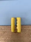 NOS Lemony Yellow Super Jet Tricycle Grips-Kids Bike-Retro -Pair-Schwinn Huffy