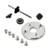 Upgraded Metal Parts Set 370 Motor Conversion Seat Gearbox Gear Kit for TOYOTA LC79 MNRC MN82 MN78 1/12 Land Cruiser Cra