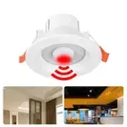 5W/7W PIR Motion Sensor LED Night Light Recessed Ceiling Downlight Spot Lamp