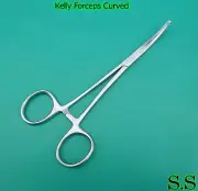KELLY HEMOSTAT LOCKING FORCEPS CURVED TIP 10"