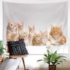 Cute Kitten With Cute Eyes 3D Wall Hang Cloth Tapestry Fabric Decorations Decor
