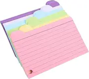 GRIRIW Index Cards Bulk Study Flash Cards Holder Memory Word Book Nursing School Essentials Ring-Bound College Notebook