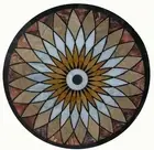 2' black coffee center marble table top inlay malachite home decor c29