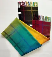 PAUL SMITH VERY SOFT LUXURIOUS 100% LAMBSWOOL MULTICOLORED SCARF BNWT RARE