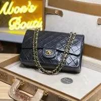 在飛比找PopChill優惠-[二手] 售出❌CHANEL vintage黑金羊coco 