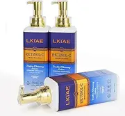 LKIAE Ultimate Whitening Retinol Body Lotion, Reduce Wrinkle & Dark Spots Cream, Deeply Moisturizing, Nourishing, Anti-Aging, With Collagen, Snail Extract, 500 ml (Pack of 3)