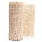 CLAYNIX 18 Width Square Rattan Cane Webbing 2 Feet Cane Webbing Roll Caning