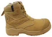 Kinggee Bennu Pro 6 Leather Comfortable Work Boots Wheat Womens - WorkWearZone