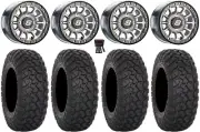 Sedona Sano Bdlk 15x6 Wheels Ct 32" RT320 Tires Polaris Ranger XP 9/1K