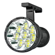HAIKELITE HK08 60000LM 1340M Long Range Powerful LED Flashlight Type-C USB Rechargeable 4*21700 High Power Output Strong