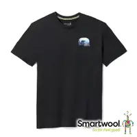 在飛比找蝦皮商城優惠-【Smartwool】中性圓領短袖塗鴉T恤/熊熊剪影『黑』S