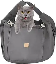 Pet Travel Bag - Walks Pet Food Keeping Bag, Compact Dog Carrier | Travel Front Chest Puppy Sling Backpack, Large Capacity, Comfortable Chest Puppy Travel Front Backpack for Cats, Hu