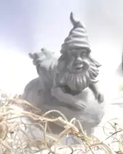 Latex gnome elf mold plaster / fast setting rapid set cement all 3" x 3" x 2.5"