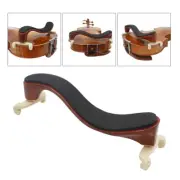 Maple Wood 3/4 4/4 Violin Shoulder Rest Rubber Feet Soft Foam Pad Supporter C1N3