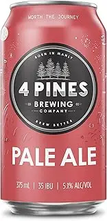4 Pines Pale Ale, American Style Pale Ale, Hoppy & Crisp, 5.1% ABV, 375mL (Case of 18 Beer Cans)