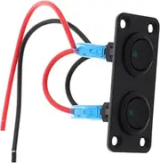 GANAZONO Switch Panel for Car Boat Durable Off Toggle Switch Easy Installation for Devices for Automotive Applications