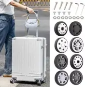 With Screw Silent Wheel Replacement Travel Luggage Wheels Luggage Suitcase