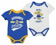 Outerstuff NCAA Infant South Dakota Coyotes Pom Pom Two Pack Creeper Set