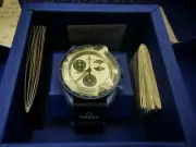 Limit Edition Omega speedmaster Moonswatch chrono SWATCH SUPER BLUE MOON. NEW