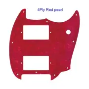 For Squier Bullet Mustang Whit PAF Humbucker Pickups GuitarPickguard Red Pearl