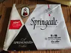 Vintage Springmaid SPRINGCALE Combed Percale Double Bed Size White Sheet MIP