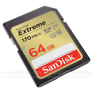 SanDisk Extreme SD SDXC 64GB U3 V30 相機記憶卡 公司貨 SDSDXV2-064G