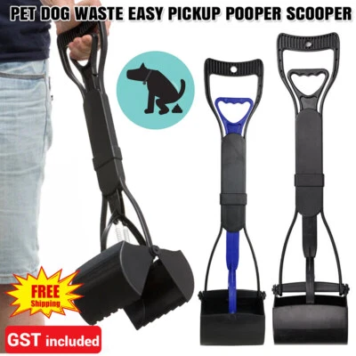 AU Pet Dog Waste Easy Pickup Pooper Scooper WalkingPoo Poop Scoop Grabber Picker