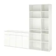 VIHALS storage combination, white, 235x37x200 cm