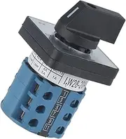 KLVN Selector Rotary Switch 5-20A 220V Universal Changeover Switch 3 Position 3 Knots Electric Motor reversing Switch 1PCS