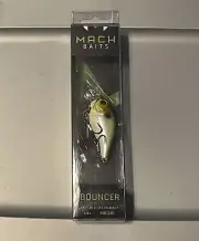 Mach Baits Bouncer 2.5”3/8 Oz Crankbait Fishing Lure Green Shad