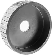 EMSea Wood Sanding Carving Shaping Disc Tungsten Carbide Angle Grinding Wheel for Woodworking Angle Grinder Attachment Tool - Silver